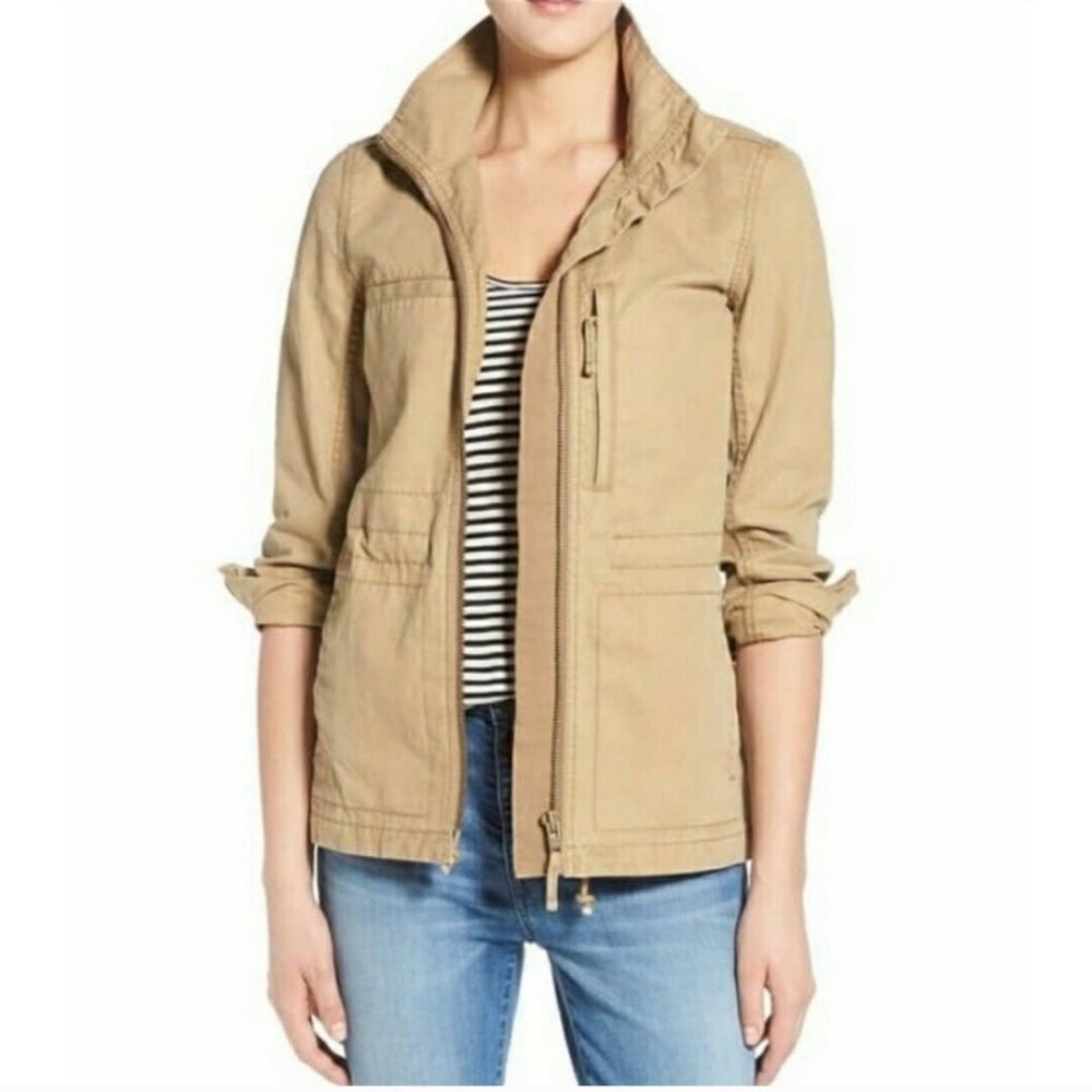 Madewell Full Zip Jacket - Khaki - Size Women’s XS
